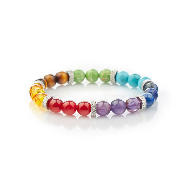 7 Chakra Stein Armband - Chakra Heilung - Bracelet - TaoTempel