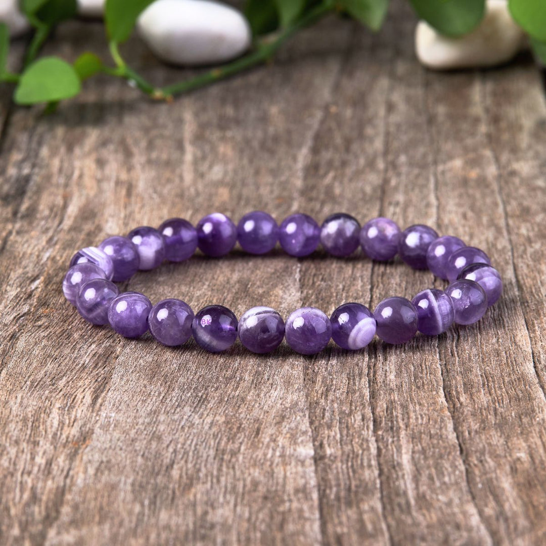 Feng Shui Amethyst Armband - für innere Ruhe - Bracelet - TaoTempel