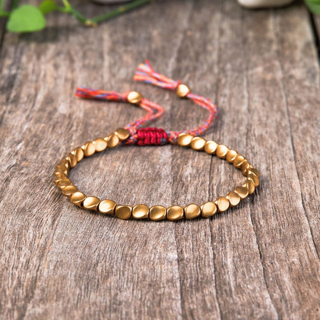 Handgefertigtes Tibet Kupferperlen Armband - heilend - Bracelet - TaoTempel