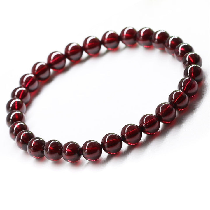 Armband aus rotem Granatstein - Entfache Deine Liebe neu - Bracelet - TaoTempel
