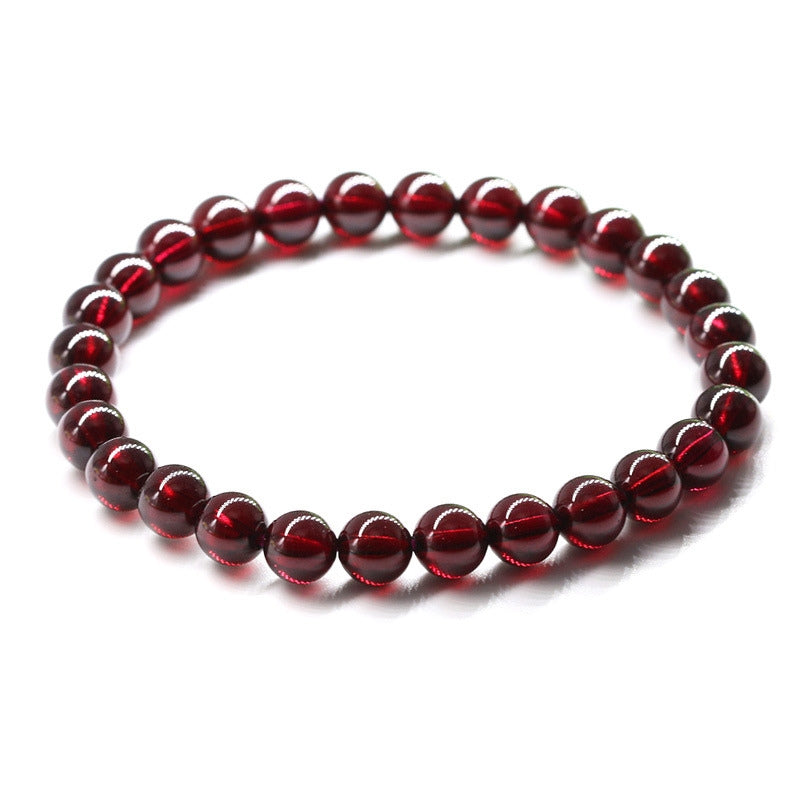 Armband aus rotem Granatstein - Entfache Deine Liebe neu - Bracelet - TaoTempel