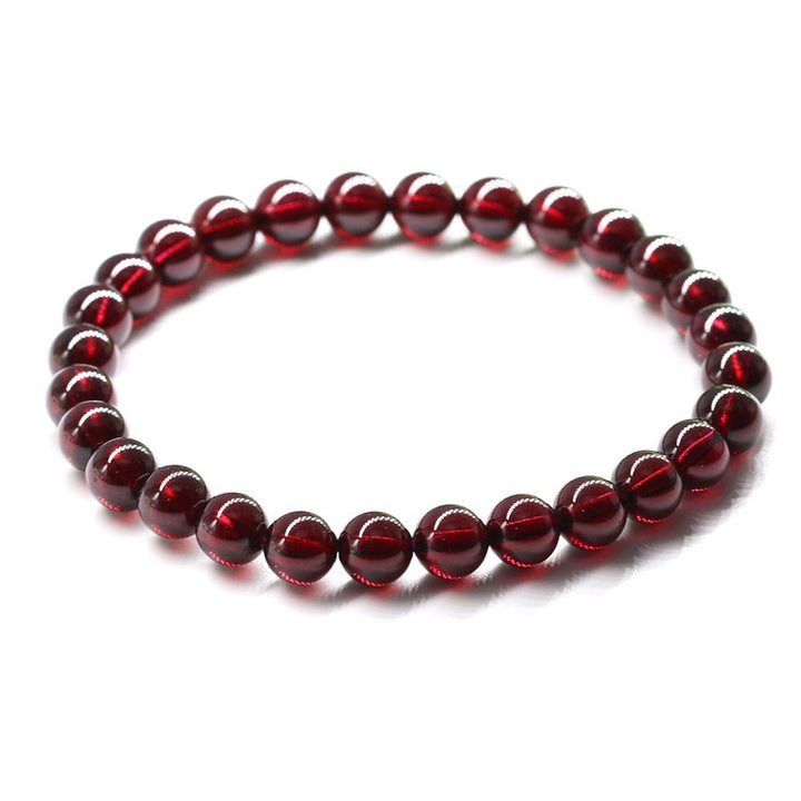 Armband aus rotem Granatstein - Entfache Deine Liebe neu - Bracelet - TaoTempel