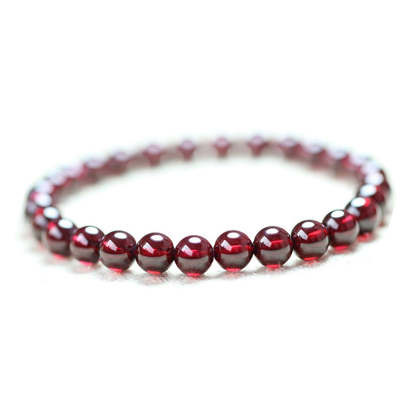 Armband aus rotem Granatstein - Entfache Deine Liebe neu - Bracelet - TaoTempel