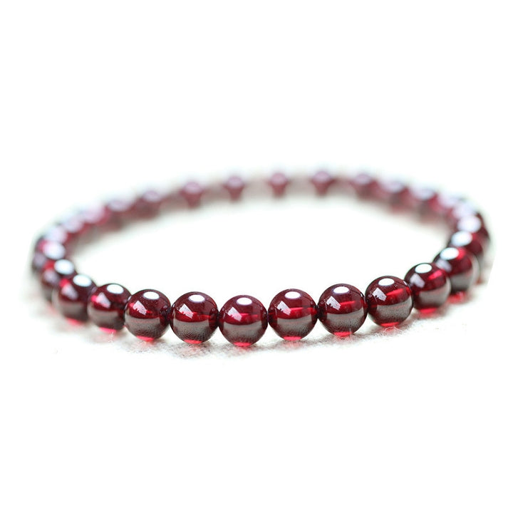 Armband aus rotem Granatstein - Entfache Deine Liebe neu - Bracelet - TaoTempel