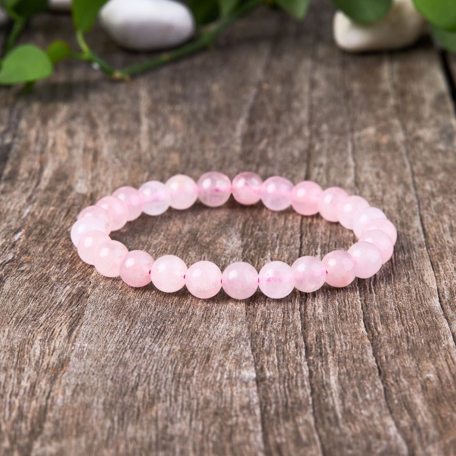 🎁 Rosenquarz Liebes Armband - Liebe Inspirieren & anziehen - GRATIS - - TaoTempel