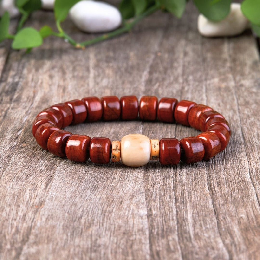 Tibetisches Yak Knochen Schutz Armband - Bracelet - TaoTempel