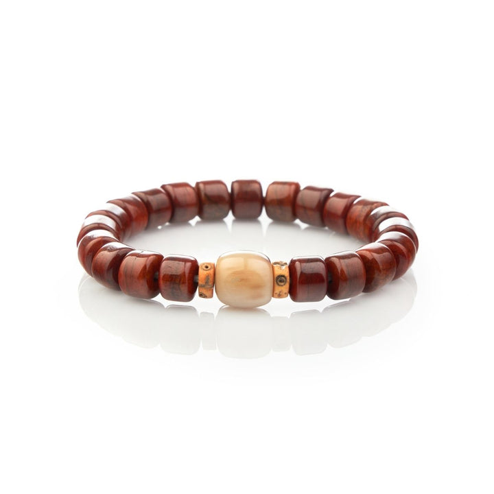 Tibetisches Yak Knochen Schutz Armband - Bracelet - TaoTempel