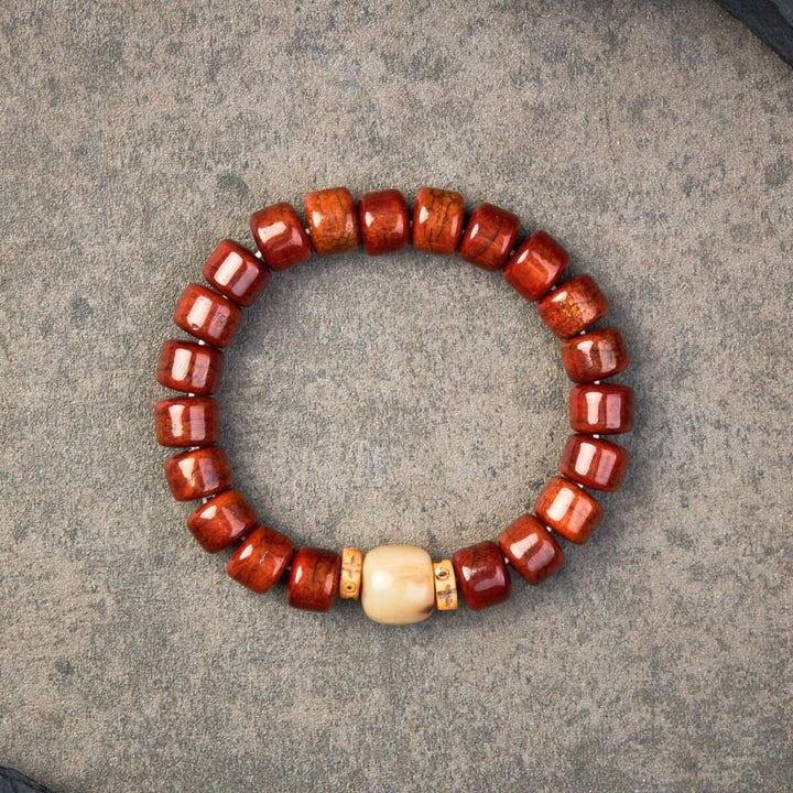 Tibetisches Yak Knochen Schutz Armband - Bracelet - TaoTempel