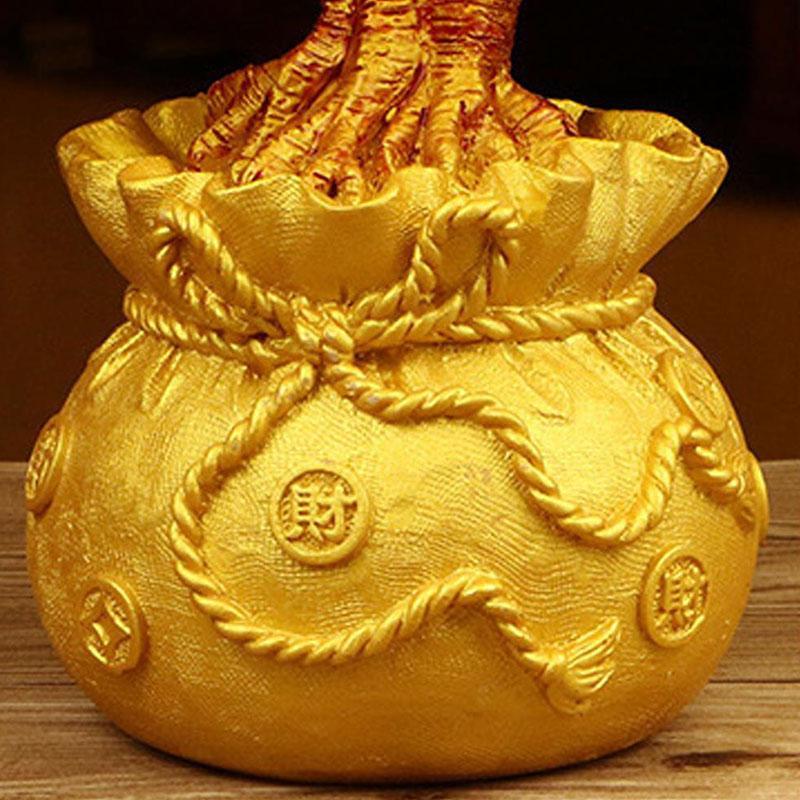 Citrin Geldbaum Schmuckstein Ornament - Feng Shui für Wohlstand - Home Decor - TaoTempel