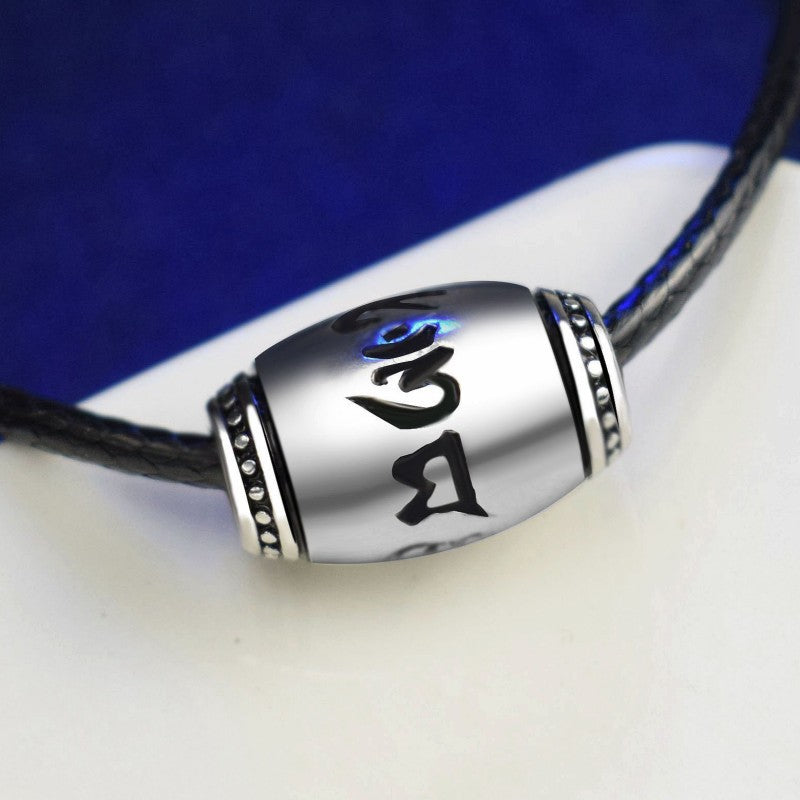 Tibetisch Buddhistische Halskette - Mantra für Glück - Necklace - TaoTempel