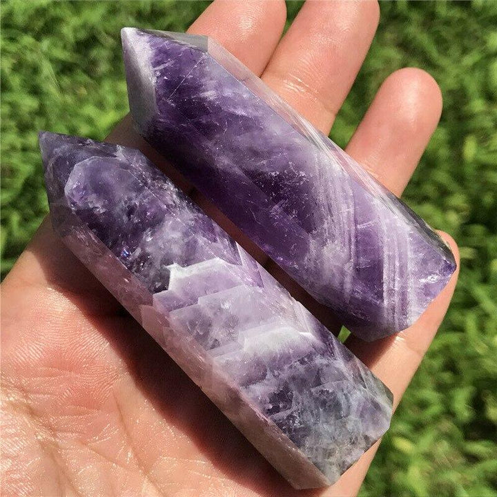 Amethyst Kristall Hexagon - Für Meditationen & Balance - Stones & Crystals - TaoTempel