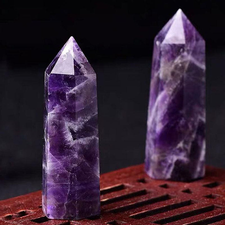 Amethyst Kristall Hexagon - Für Meditationen & Balance - Stones & Crystals - TaoTempel