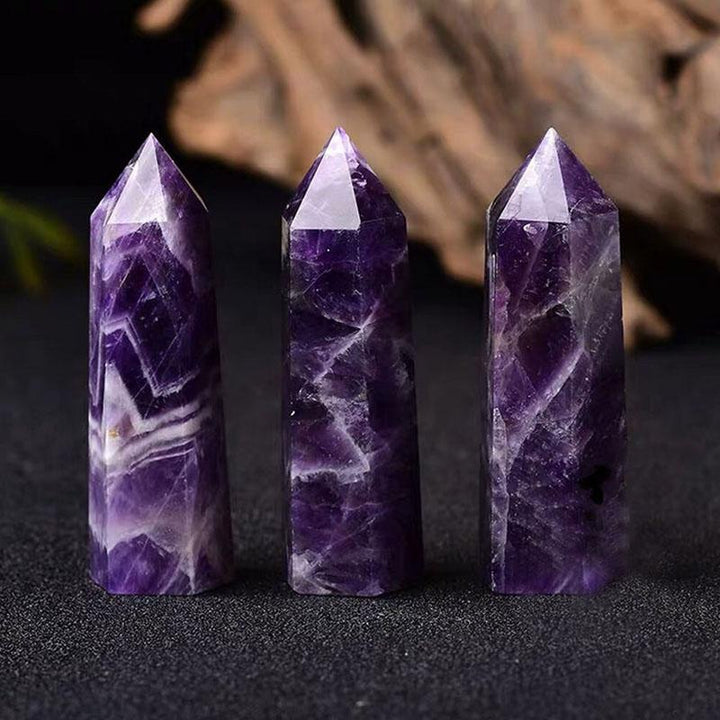 Amethyst Kristall Hexagon - Für Meditationen & Balance - Stones & Crystals - TaoTempel