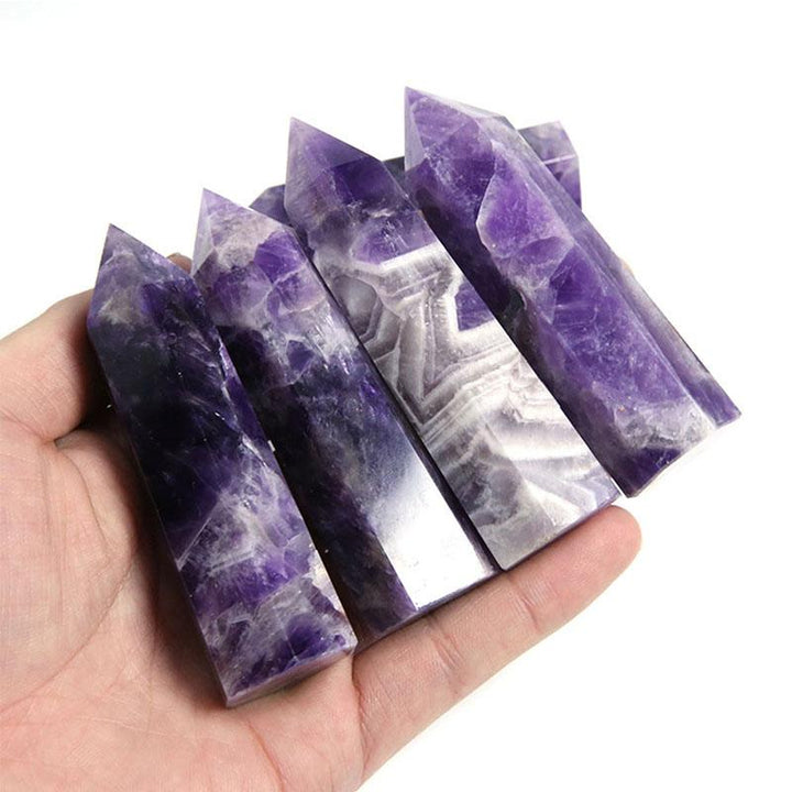 Amethyst Kristall Hexagon - Für Meditationen & Balance - Stones & Crystals - TaoTempel
