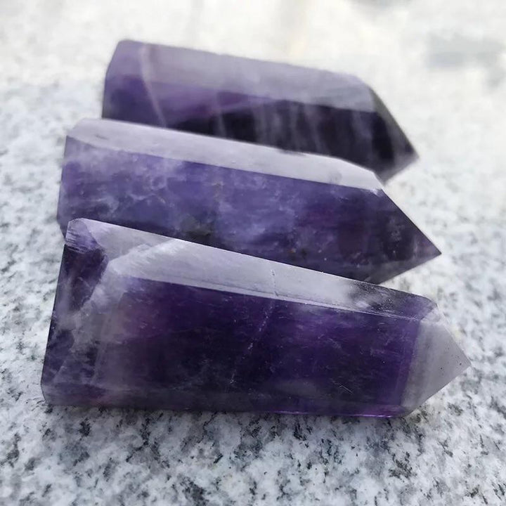 Amethyst Kristall Hexagon - Für Meditationen & Balance - Stones & Crystals - TaoTempel