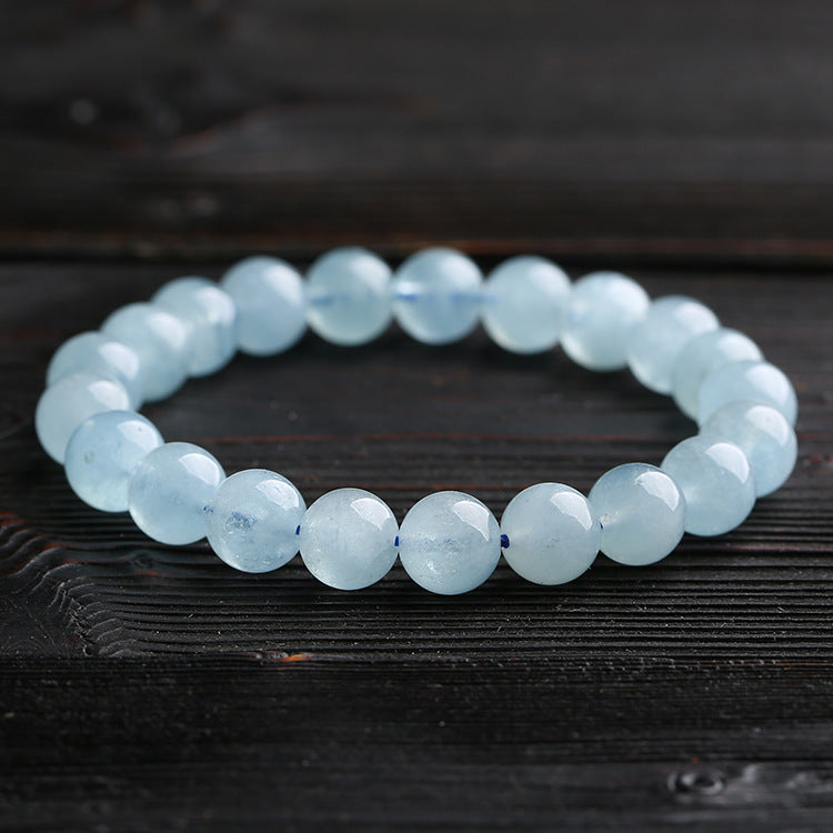 Blaues Aquamarin Armband - Erdend & Beruhigend - Bracelet - TaoTempel