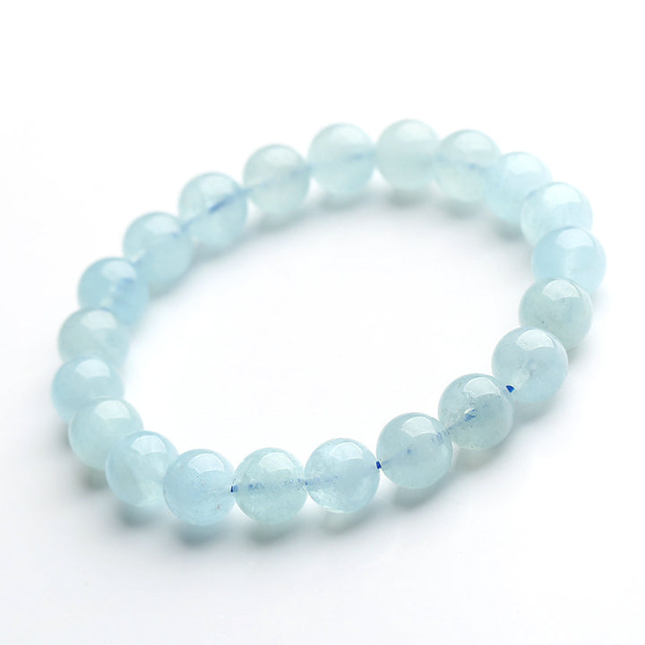 Blaues Aquamarin Armband - Erdend & Beruhigend - Bracelet - TaoTempel