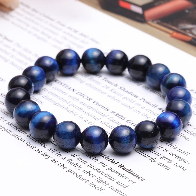 Blaues Tigerauge Armband - Selbstbewusstsein & Kreativität - Bracelet - TaoTempel