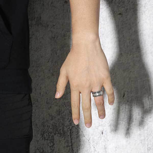 Buddhistischer Mantra Ring Sorgen Fidget Ring - gegen Angst - Ring - TaoTempel