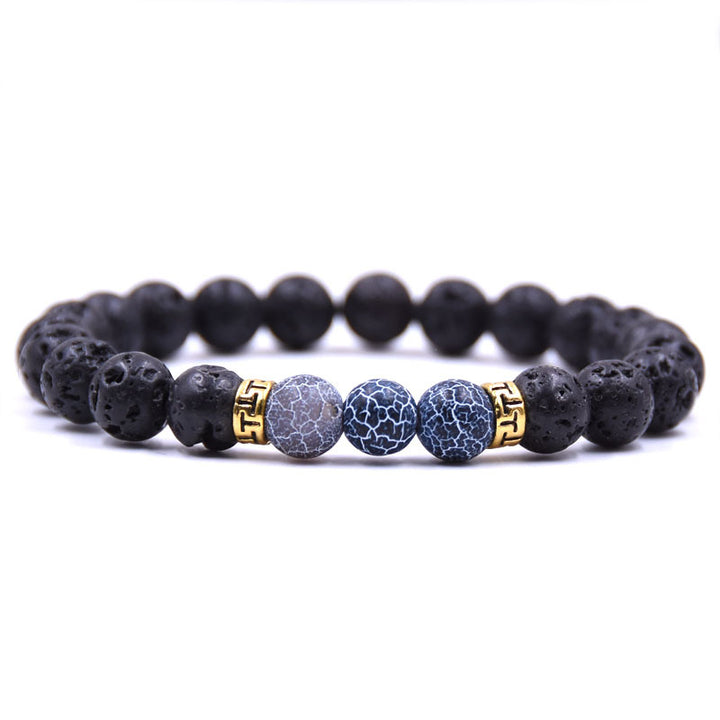 Erdendes Lavastein Armband Aromatherapie - Bracelet - TaoTempel