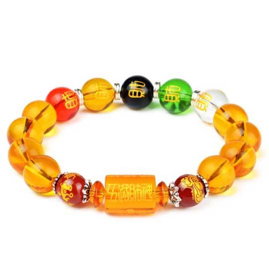 Gott des Reichtums Feng Shui Citrin Armband - Bracelet - TaoTempel