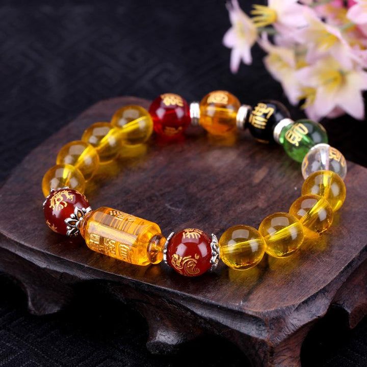 Gott des Reichtums Feng Shui Citrin Armband - Bracelet - TaoTempel