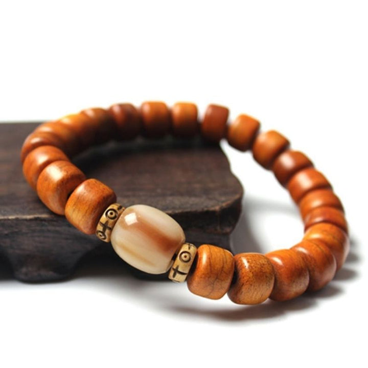 Tibetisches Yak Knochen Schutz Armband - Bracelet - TaoTempel