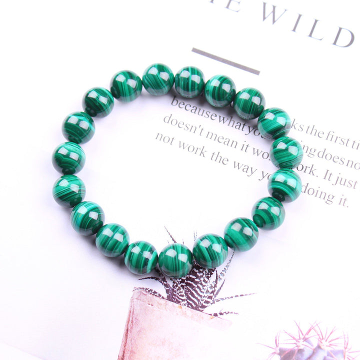 Grünes Malachit Transformations Armband - Für positive Veränderungen - Bracelet - TaoTempel