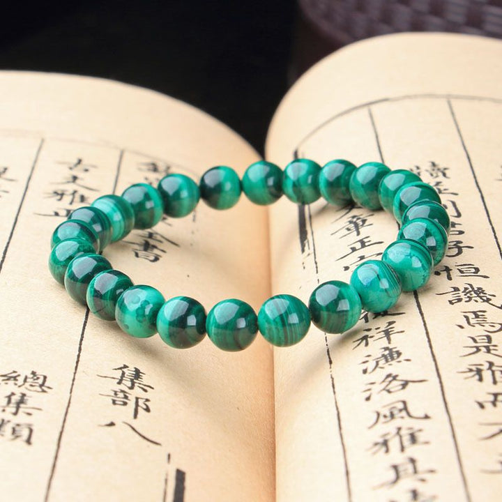 Grünes Malachit Transformations Armband - Für positive Veränderungen - Bracelet - TaoTempel