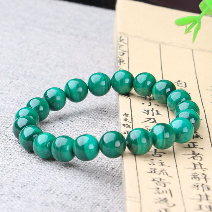Grünes Malachit Transformations Armband - Für positive Veränderungen - Bracelet - TaoTempel