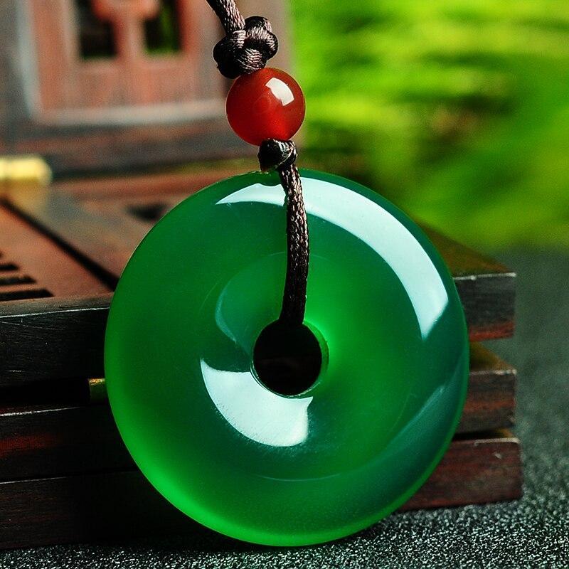 Grüne Jade Halskette - Für Positivität & Harmonie - Necklace - TaoTempel
