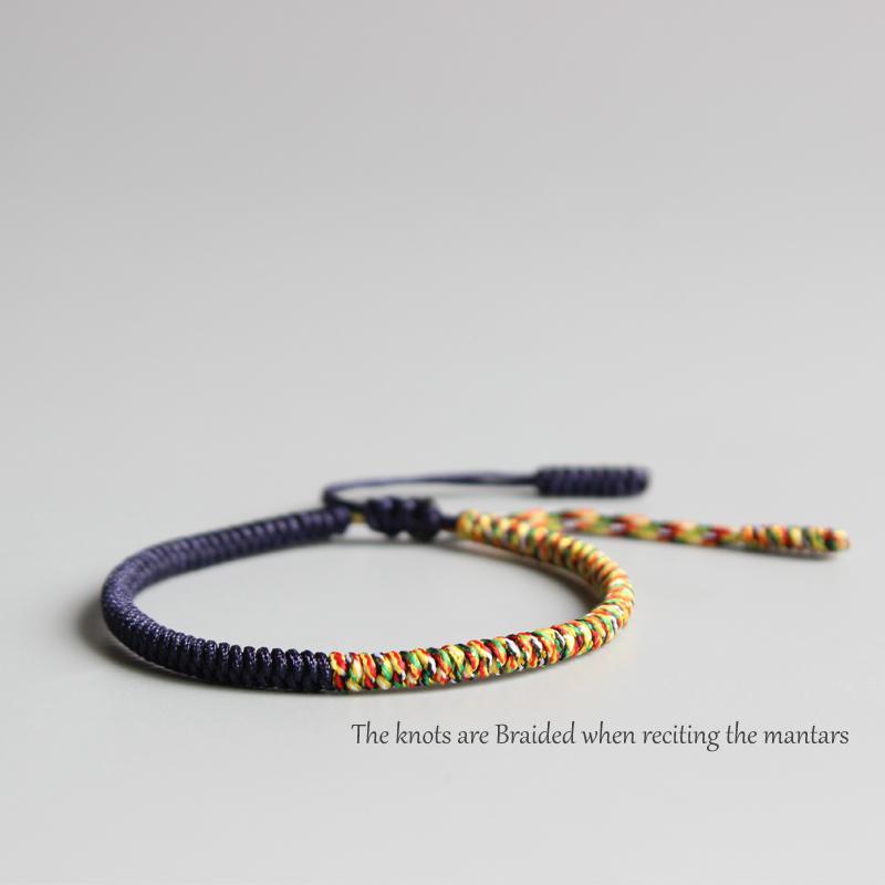 Tibetische Knotenarmbänder handgemacht - Freiheit vom Leiden - Bracelet - TaoTempel