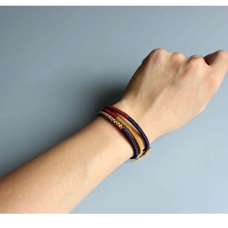 Tibetische Knotenarmbänder handgemacht - Freiheit vom Leiden - Bracelet - TaoTempel