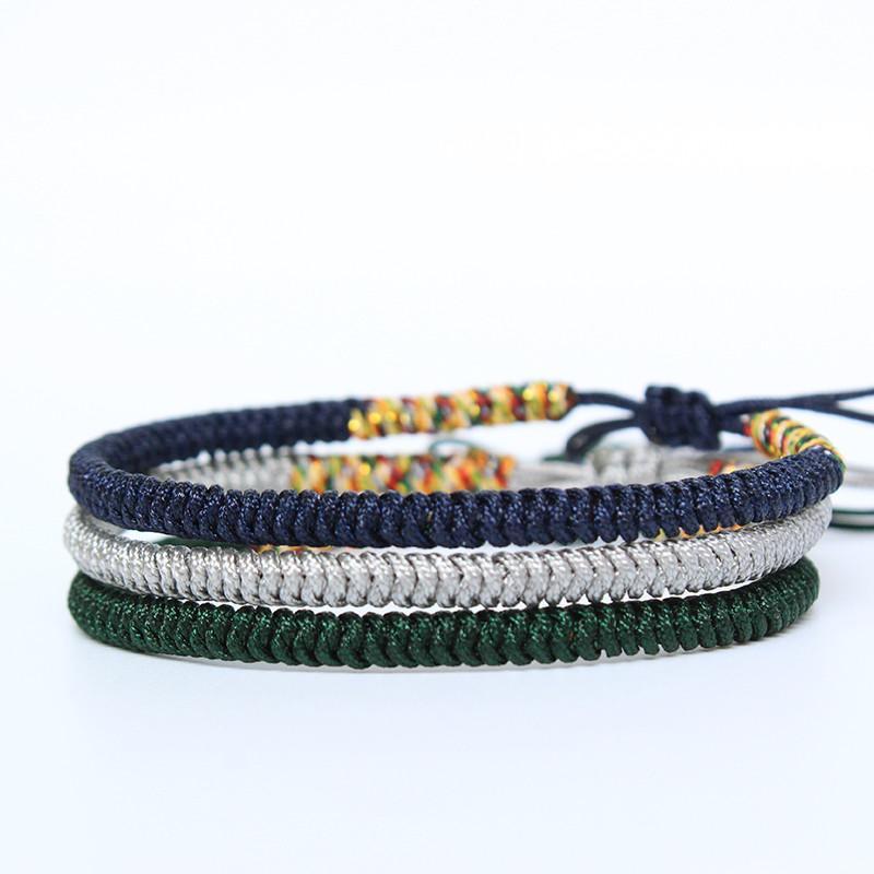 Tibetisches Knotenarmband handgemacht - Für Frieden & Harmonie - Bracelet - TaoTempel