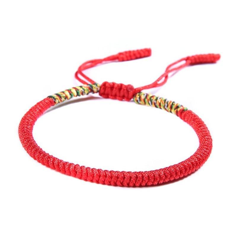Tibet Knotenarmband handgemacht - Für Sicherheit & Kraft - Bracelet - TaoTempel