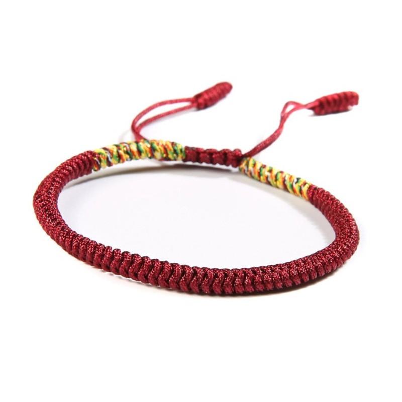 Tibet Knotenarmband handgemacht - Für Sicherheit & Kraft - Bracelet - TaoTempel