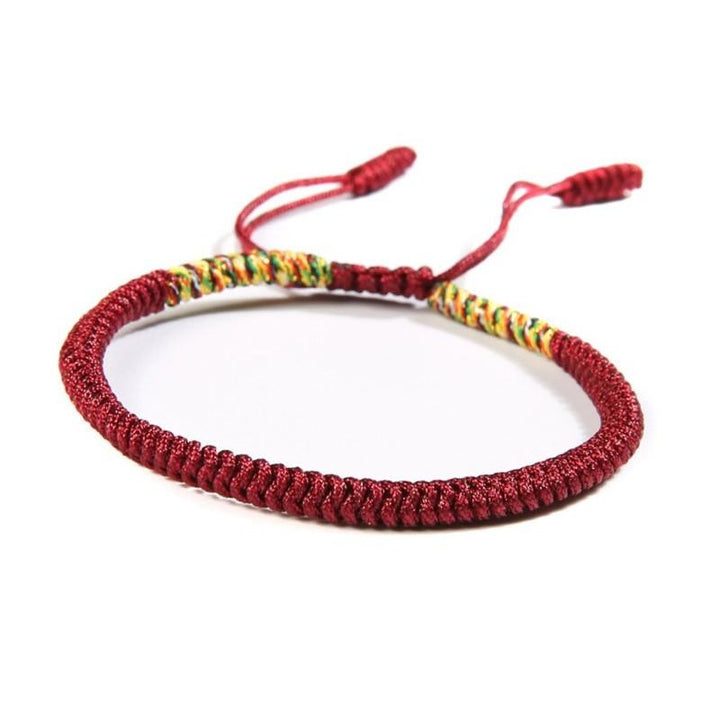 Tibet Knotenarmband handgemacht - Für Sicherheit & Kraft - Bracelet - TaoTempel