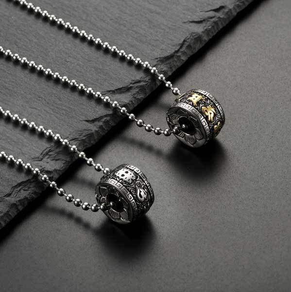 Buddhistische Mantra Halskette - Sechs Wahre Wörter - Necklace - TaoTempel
