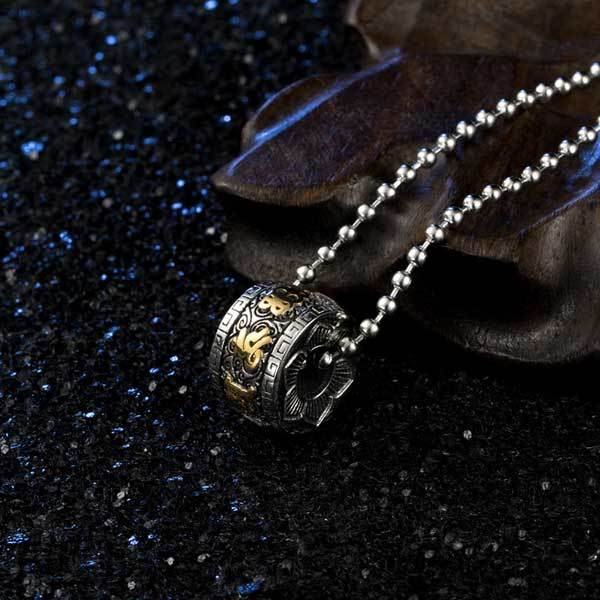 Buddhistische Mantra Halskette - Sechs Wahre Wörter - Necklace - TaoTempel