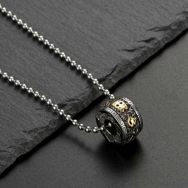 Buddhistische Mantra Halskette - Sechs Wahre Wörter - Necklace - TaoTempel