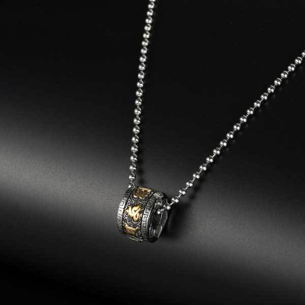 Buddhistische Mantra Halskette - Sechs Wahre Wörter - Necklace - TaoTempel