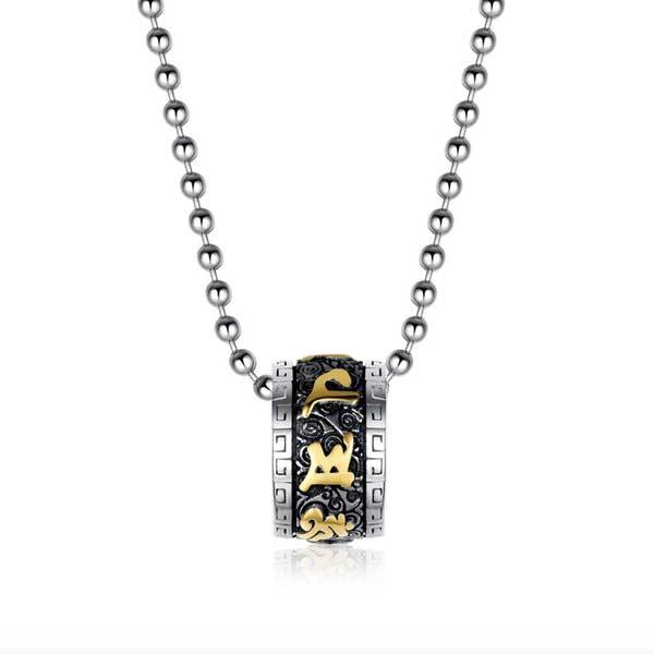 Buddhistische Mantra Halskette - Sechs Wahre Wörter - Necklace - TaoTempel