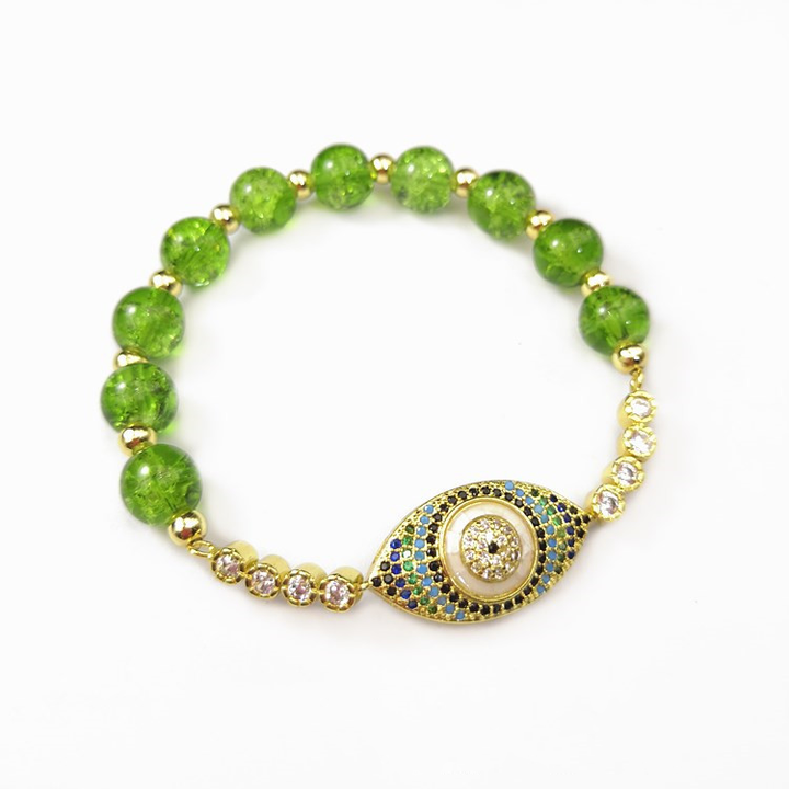Peridot Armband Böser Blick - Schützend - Bracelet - TaoTempel