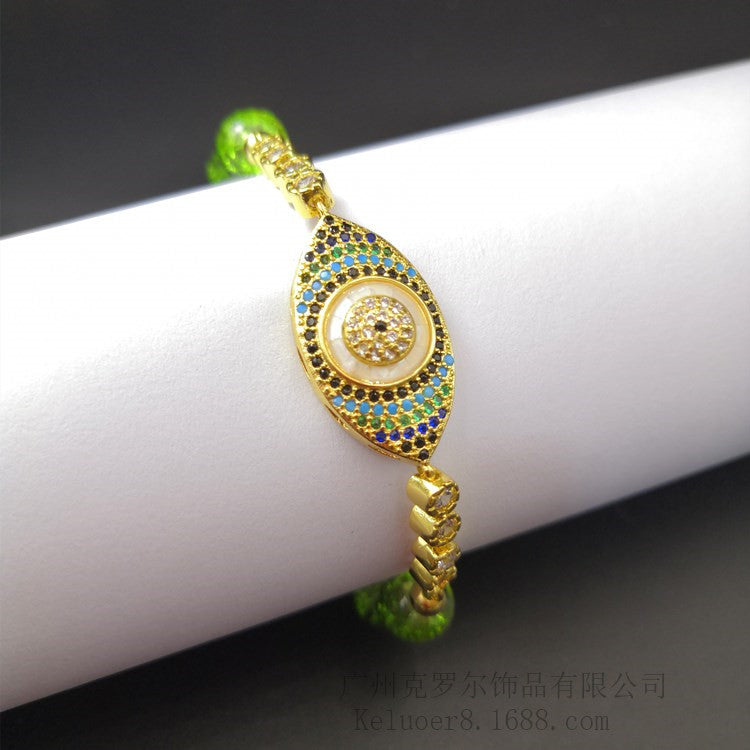 Peridot Armband Böser Blick - Schützend - Bracelet - TaoTempel