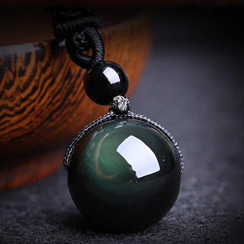 Regenbogen Obsidian Halskette - Auge der Wahrheit - Necklace - TaoTempel