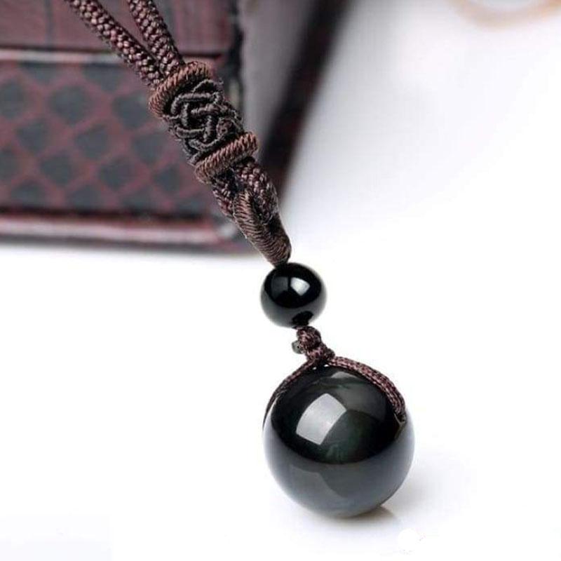 Regenbogen Obsidian Halskette - Auge der Wahrheit - Necklace - TaoTempel