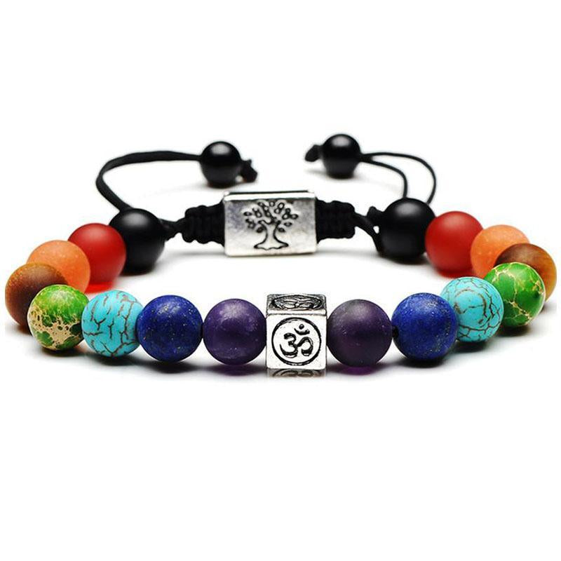 Om Chakra Baum des Lebens Armband - Bracelet - TaoTempel