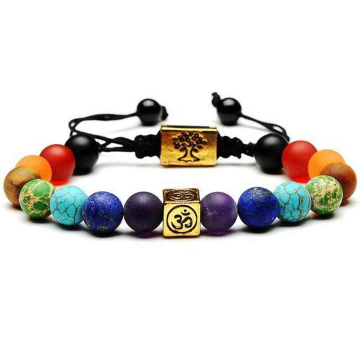 Om Chakra Baum des Lebens Armband - Bracelet - TaoTempel