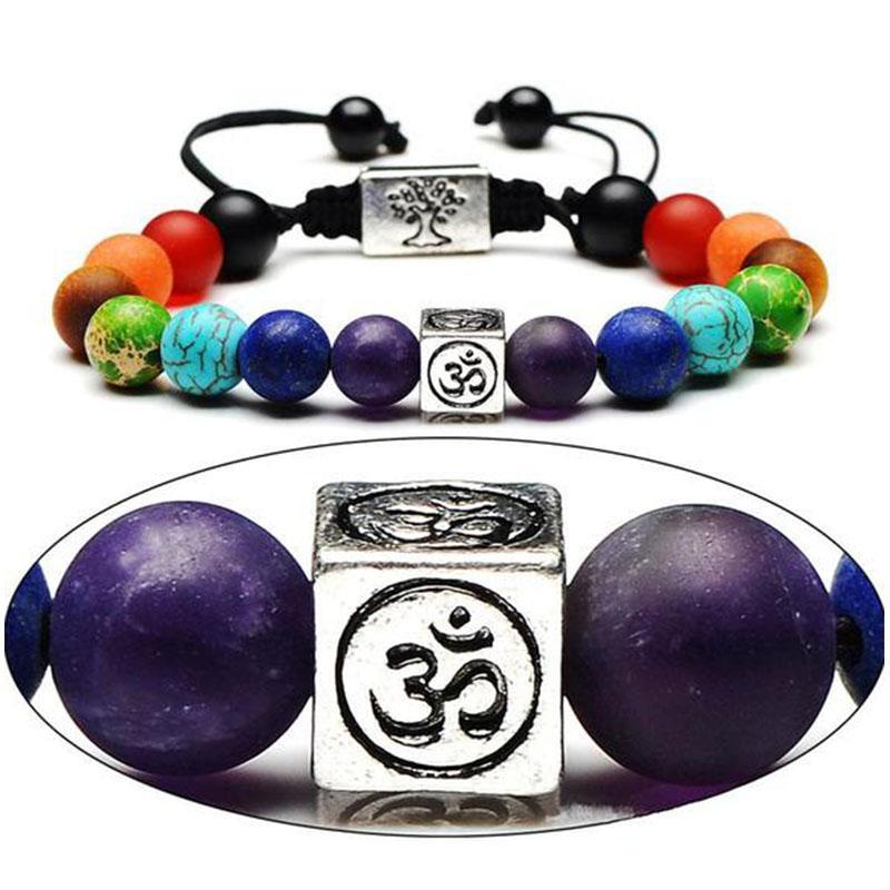 Om Chakra Baum des Lebens Armband - Bracelet - TaoTempel