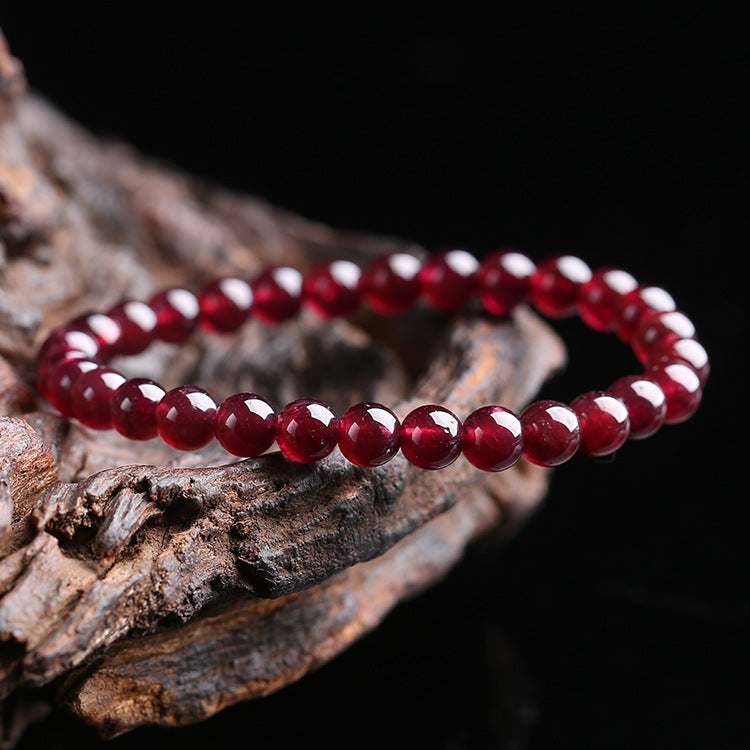 Armband aus rotem Granatstein - Entfache Deine Liebe neu - Bracelet - TaoTempel